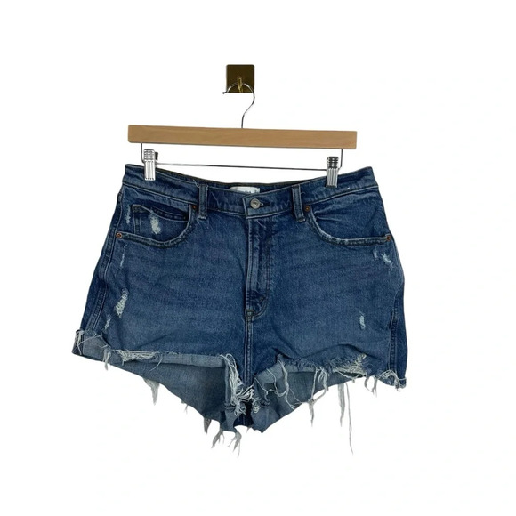 Abercrombie & Fitch Blue Jean Shorts - Picture 6 of 9